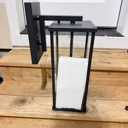 Wall Lantern Black