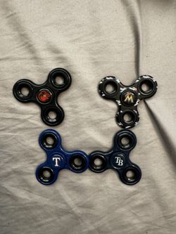 MLB Fidget Spinners. Baltimore Orioles, Miami Marlins, Tampa Bay Rays, Texas Ranger.