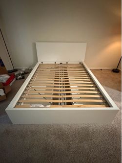 IKEA MALM Queen Bed Frame with Storage