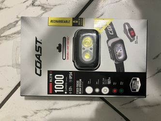 COAST RL27R Rechargeable Micro Headlamp 1000 Lumens