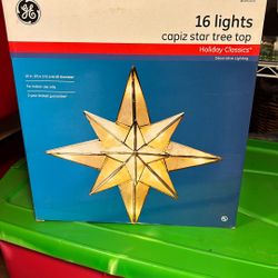 Holiday Tree Topper/ Indoor Use Only/ New