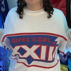 Super Bowl Sweater Vintage