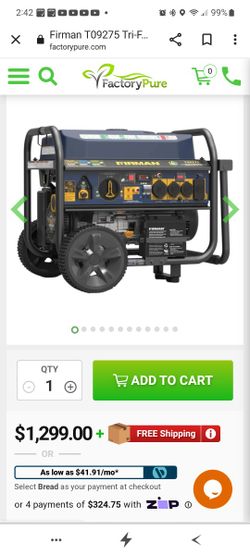 50 Amp Tri Fuel ⛽️ Gas,Propane,andNatural Gas
