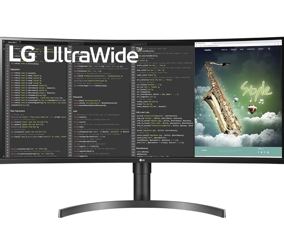 LG 35WN75C-B UltraWide Monitor 35