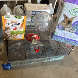 Hamster Cage Food And Supplies 