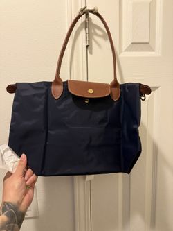 Navy blue Small shoulder LongChamp tote bag