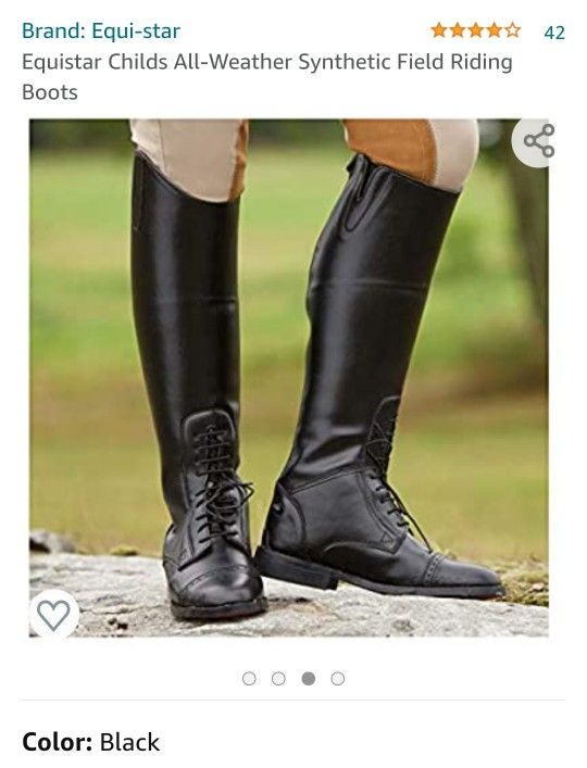 EquiStaru2122 All-Weather Synthetic Field Boot - Ladies