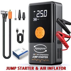 10000A Emergency Power Jump Starter & Tire Inflator