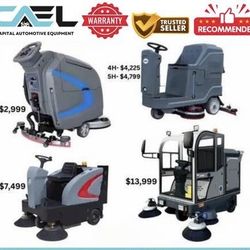 CAEL BRAND NEW RIDE-ON AUTOMATIC FLOOR SCRUBBER/SWEEPER