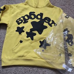 Sp5der Hoodie Beluga “Gold”