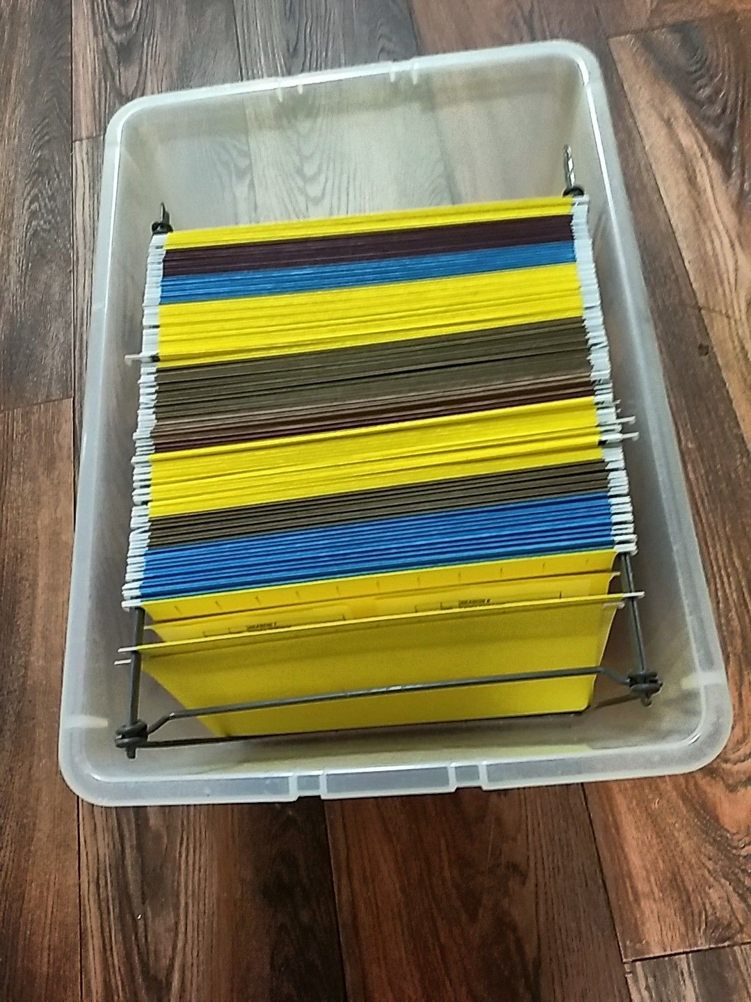 Convenient hanging file system
