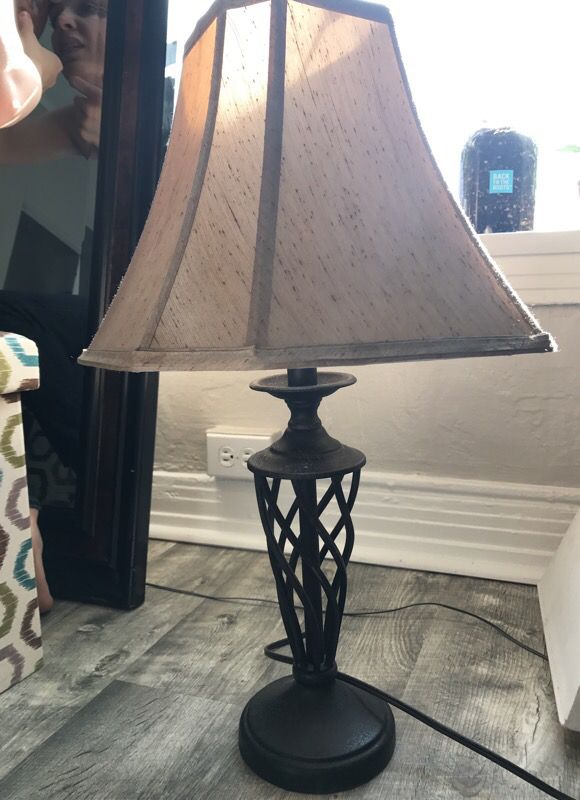LAMP AND LAMP SHADE FROM POTERY BARN MUST GO