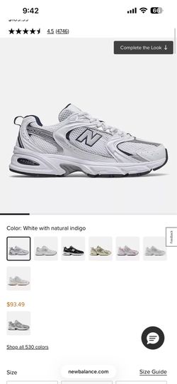 New Balance 530 Size 8 1/2 - Unisex shoe