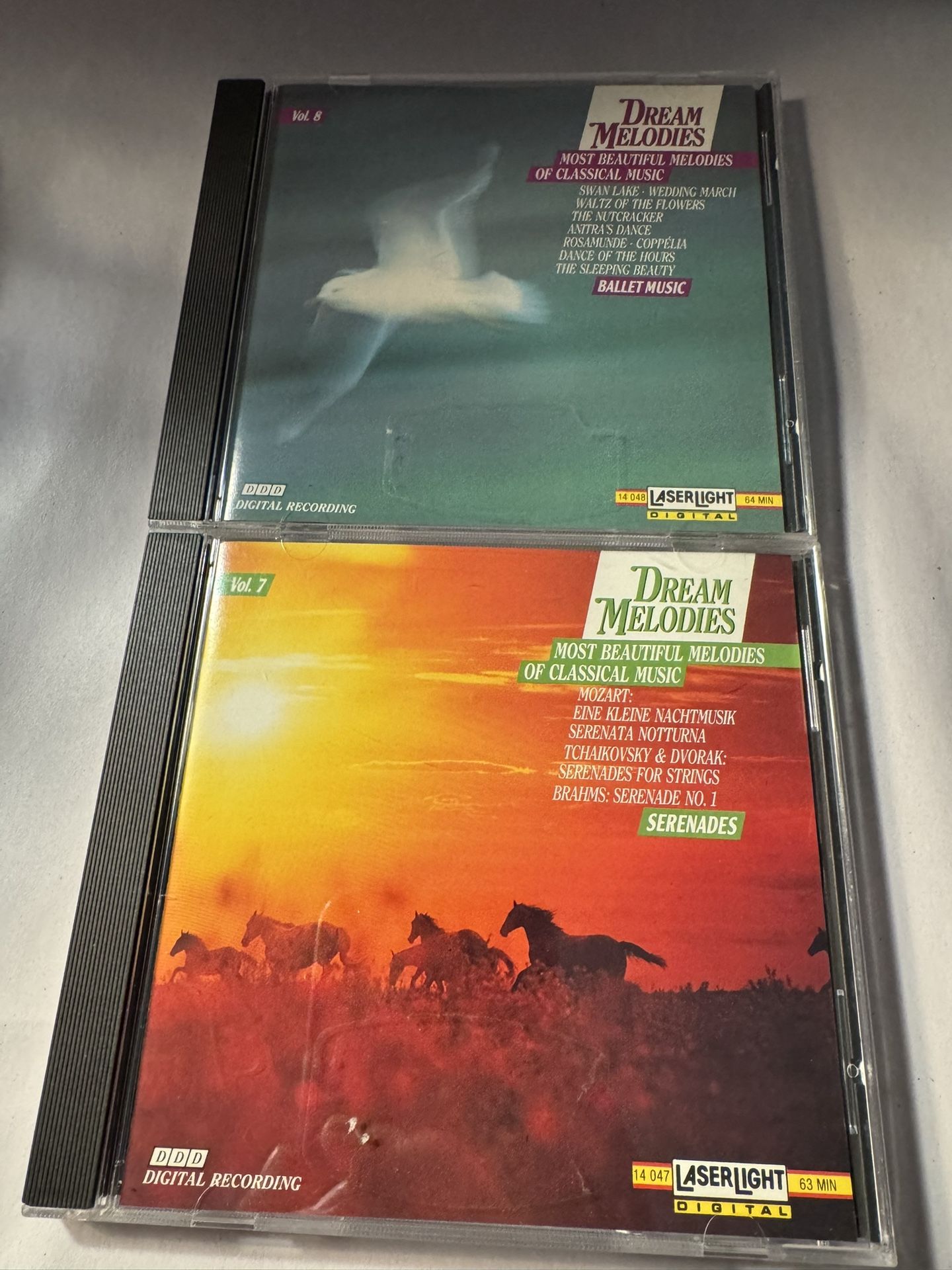 Lot 2 CDs Dream Melodies Vol.7 - Serenades/ Dream Melodies Vol. 8-Ballet Music