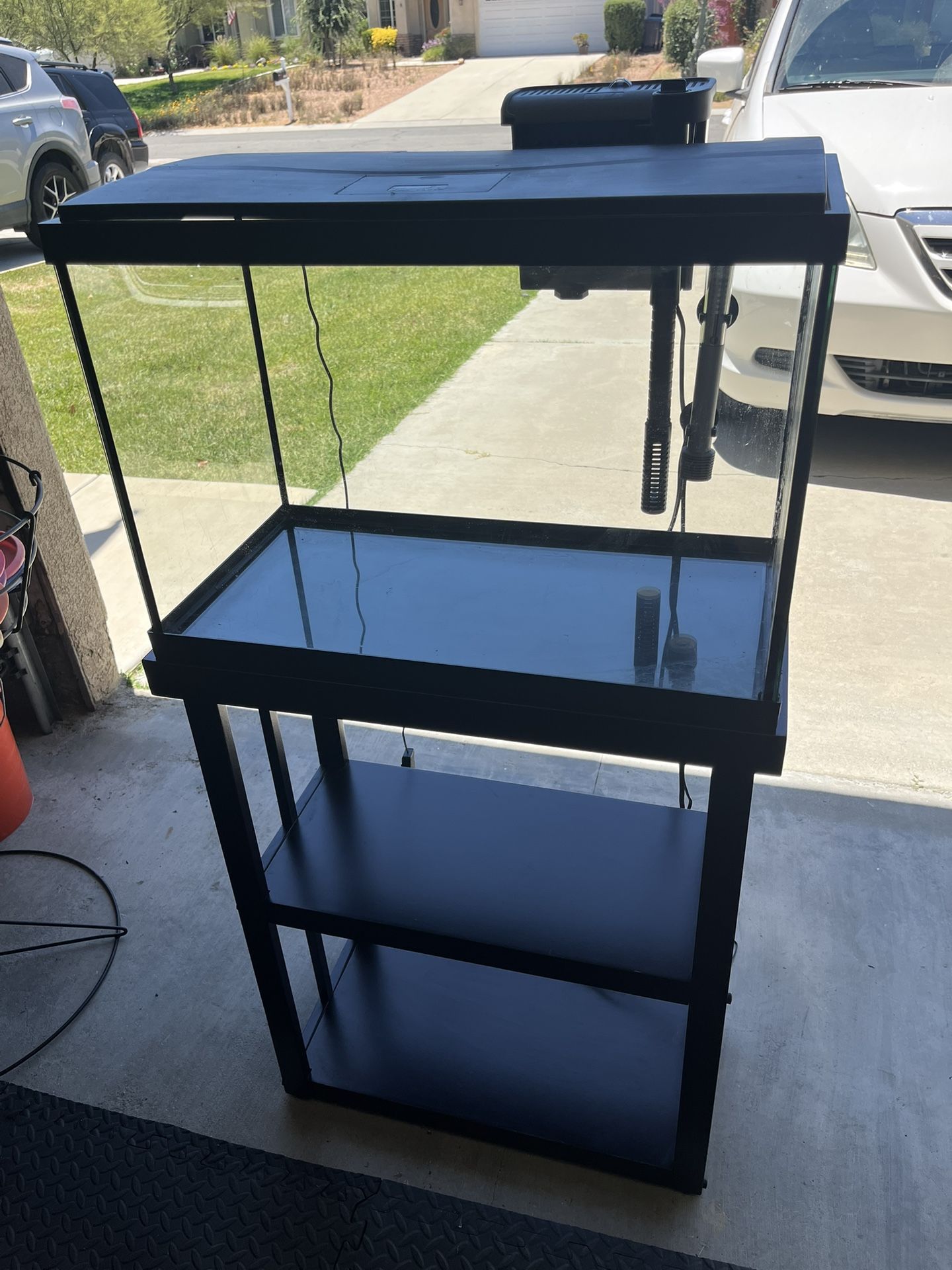 20 Gallon Fish Tank Plus Stand