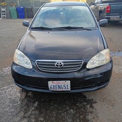 Black Toyota Corolla