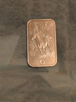 Silver art ounce