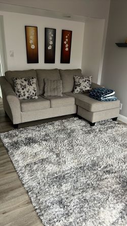 Couch and TV stand /fireplace heater for sale