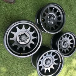 4 NEW METHOD WHEELS 15X10 REAR 15X7 FRONT 5X114 UTV $850