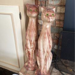 Bolder Pottery Ceramic Siamese Cats