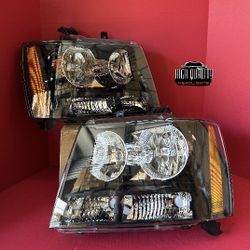 Chevy Tahoe 2007. 2014 Headlights.