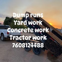 Dump Run Tractor