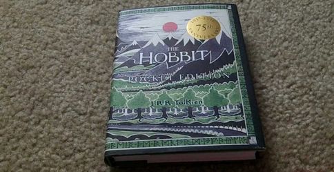 The Hobbit Pocket Edition Book- 75th Anniversary Seal