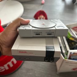 Mini nintendo And Ps1 Workinf