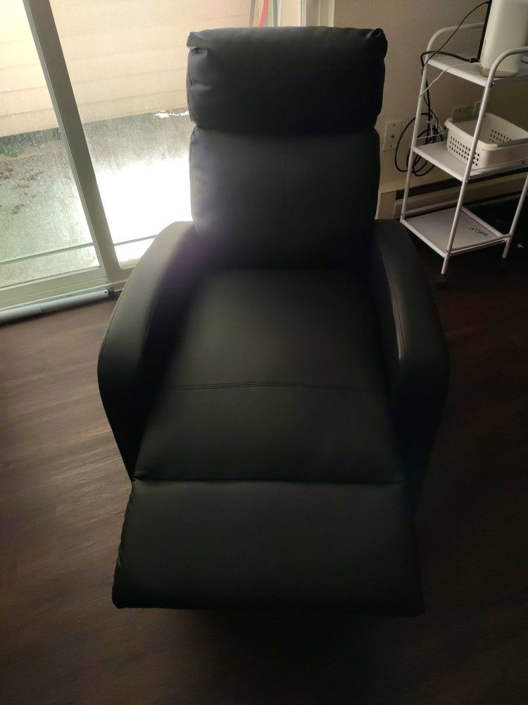Small Leather Recliner