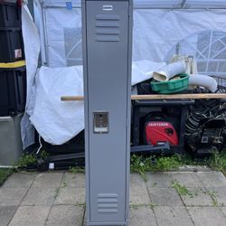 Metal locker, school locker, break room locker, single locker