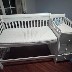 Kalani 4-in-1 Crib and Changer Combo