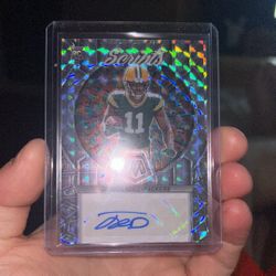 2023 Panini Mosaic Rookie Scripts #15 Jayden Reed RC