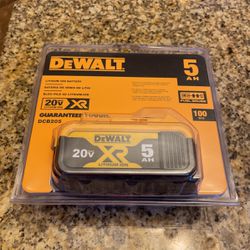 DeWalt 5AH Battery. Brand New!