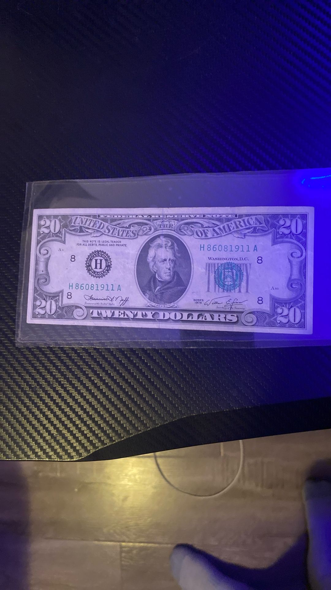 1974 20 Dollar Bill Collectors Item