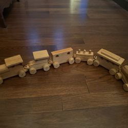Wooden Block Trains