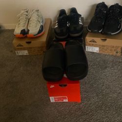 Used Nike ,Adidas Samba Size 9.5  & Nike Slides Size 10 Everything $140