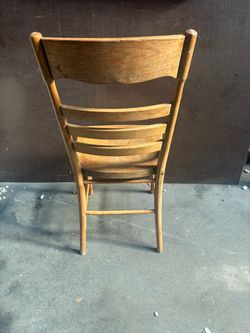 Wood chair