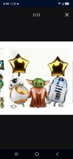 Star wars yoda party decorations
