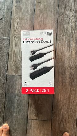 25 Ft Outdoor Extension Cords 2-pack