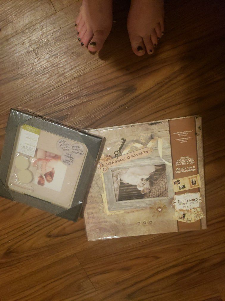 Complete Scrapbook And Shadow Box  Both Brand New