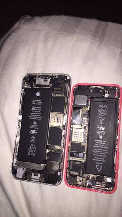 iPhone 6s no screen and iPhone 5c