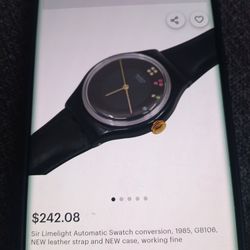 Reloj Swatch no battery con 8 diamantes en buenas condiciones