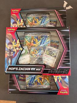 Pokémon Hop's Zacian ex Box