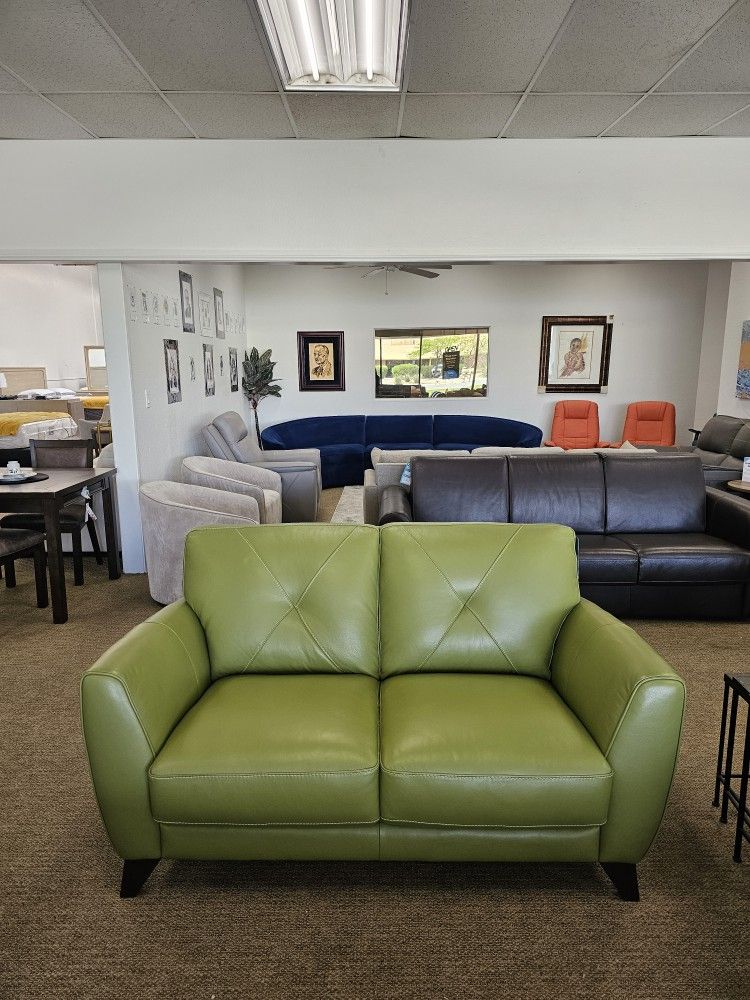 100 % Real Leather Sofa- Myia