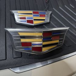 2025 /2026 Cadillac Escalade  Emblems Front And Rear Kit OEM