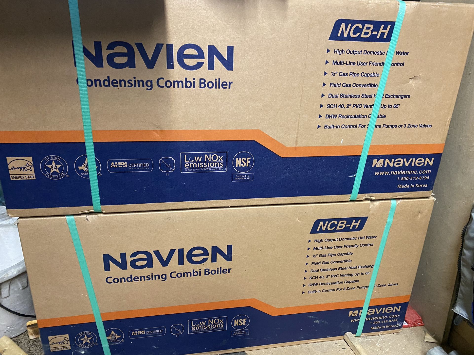 Navien Natural Gas Water And Radiator Heater