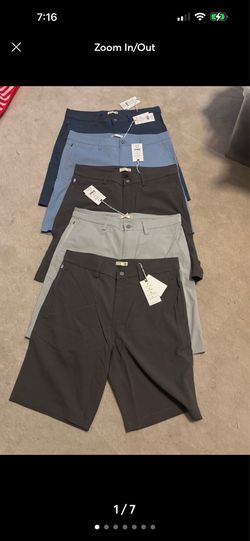 5 Tasc Golf Shorts BRAND NEW WITH TAGS size 32