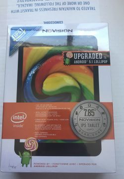 NuVision 7.85” IPS TABLET New