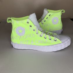 Converse Unt1tl3d Not A Chuck All Star Hi Mens Size 10 Shoes Volt A03146C New without box 