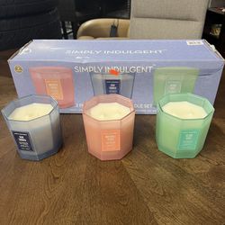 Simply Indulgent 12oz Candle, 3-pack 